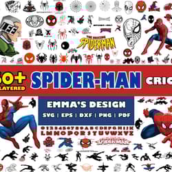 spiderman svg bundle, layered design vector files, svg for cricut, png, dxf, svg, eps, bundle svg - download