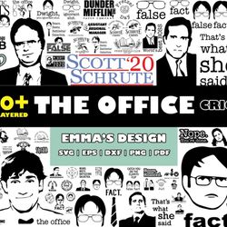 the office bundle svg, the office svg files for cricut, the office tv show, the office clipart, bundle svg - download