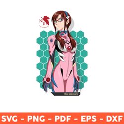 mari makinami illustrious svg, evangelion mari makinami svg, mari makinami svg, svg, png, dxf, eps - download file