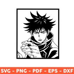 Megumi Fushiguro Svg, Jujutsu Kaisen Svg, Anime Character Svg, Manga Svg, Png, Dxf, Eps - Download File