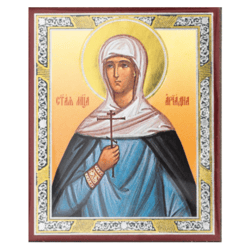 The Holy Martyr Ariadne | Handmade Russian icon  | Size: 2,5" x 3,5"