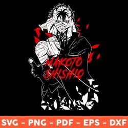 Makoto Shishio Svg, Shishio Svg, Shishio Anime Svg, Manga Svg, Japanese Anime Svg, Png, Dxf, Eps -Download File