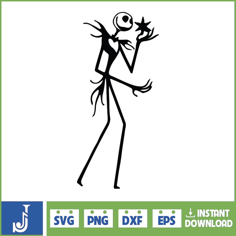 Jack Skellington Svg Layered Item, Jack Skellington Circular Face Svg, Jack Skellington Face Clipart, Cricut, Cut File, Sillhouette (166).jpg