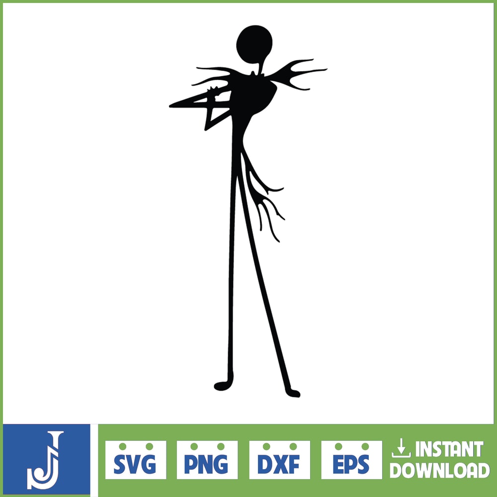Jack Skellington Svg Layered Item, Jack Skellington Circular Face Svg, Jack Skellington Face Clipart, Cricut, Cut File, Sillhouette (167).jpg