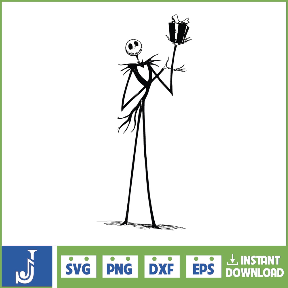 Jack Skellington Svg Layered Item, Jack Skellington Circular Face Svg, Jack Skellington Face Clipart, Cricut, Cut File, Sillhouette (168).jpg