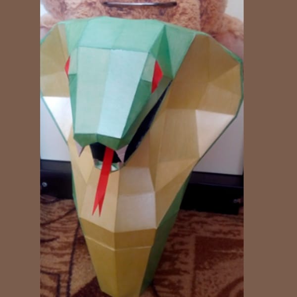 Free Printable Snake Papercraft Pattern Free Printable Snake Papercraft Pattern