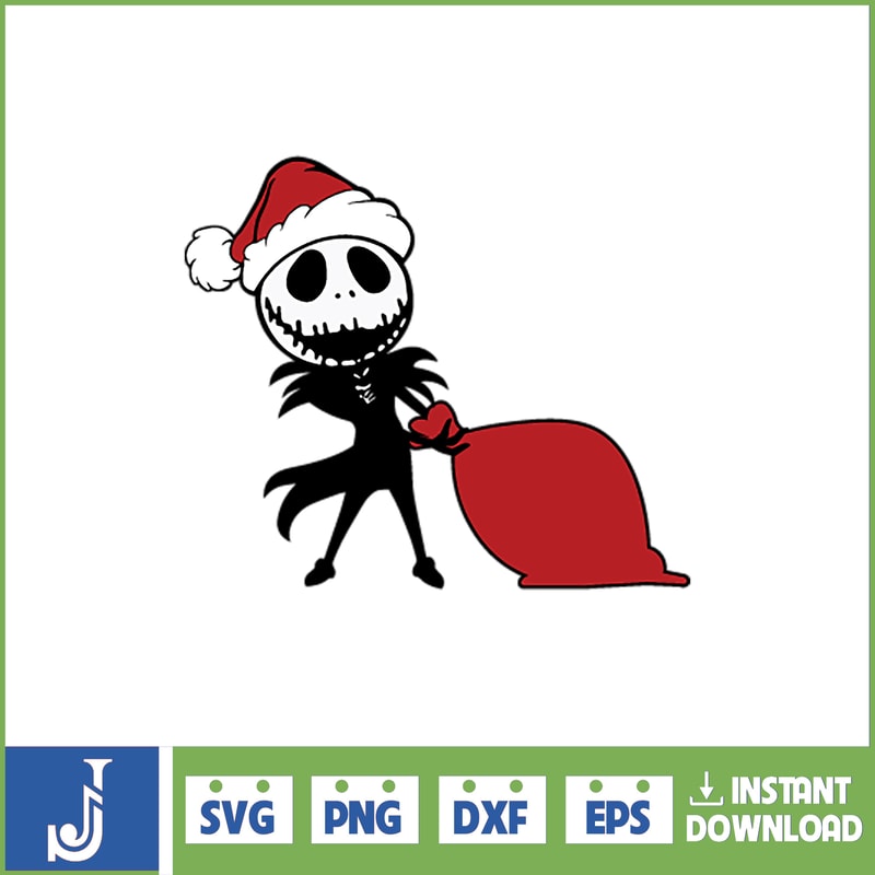 Jack Skellington Svg Layered Item, Jack Skellington Circular Face Svg, Jack Skellington Face Clipart, Cricut, Cut File, Sillhouette (18).jpg