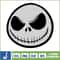 Jack Skellington Svg Layered Item, Jack Skellington Circular Face Svg, Jack Skellington Face Clipart, Cricut, Cut File, Sillhouette (184).jpg