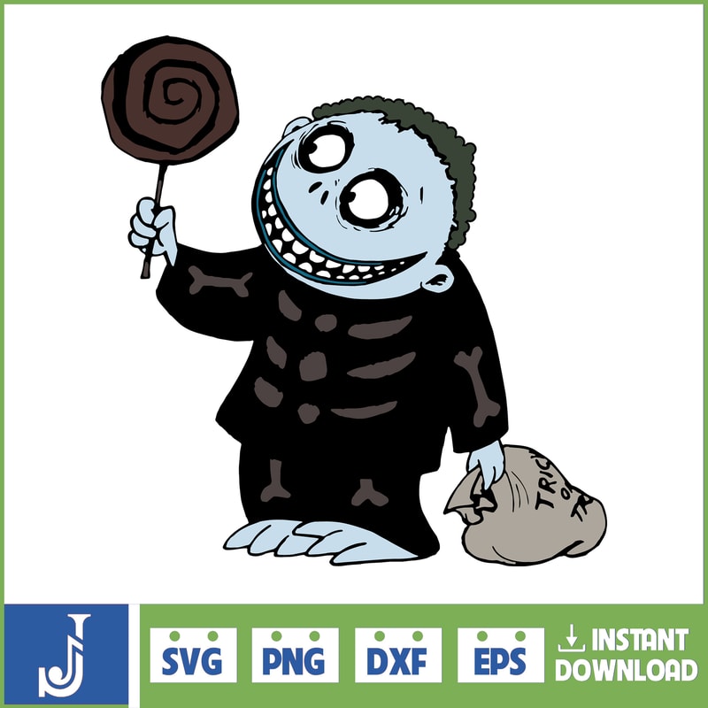 Jack Skellington Svg Layered Item, Jack Skellington Circular Face Svg, Jack Skellington Face Clipart, Cricut, Cut File, Sillhouette (191).jpg