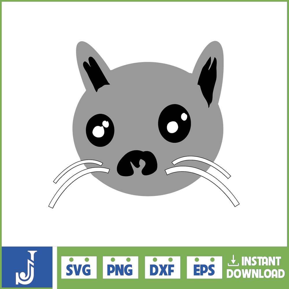 Jack Skellington Svg Layered Item, Jack Skellington Circular Face Svg, Jack Skellington Face Clipart, Cricut, Cut File, Sillhouette (233).jpg