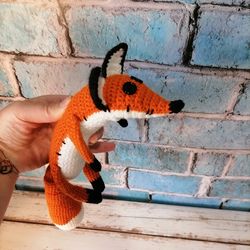The fox from the cartoon "The Little Prince"  is the same fox. knitted fox