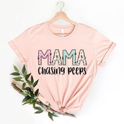 Mama Chasing Shirt,Easter Gift For Mom,Easter Womens Sweathirt,Mama Bunny T-Shirt,Easter Mom Shirt,Mama Bunny Easter Swe