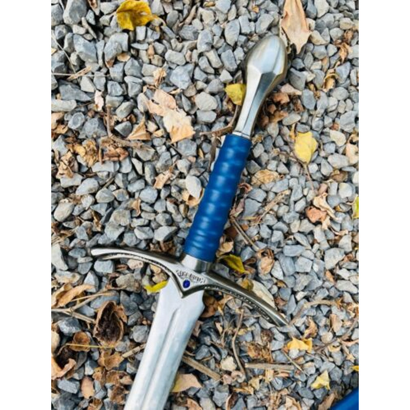 The Magnificent Glamdring Sword A Replica of Gandalfs Sword from LOTR with Scabbard and Plaque 1