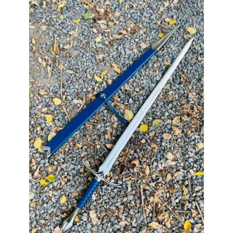 The Magnificent Glamdring Sword A Replica of Gandalfs Sword from LOTR with Scabbard and Plaque 3