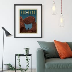 big bend national park travel poster by anderson design group | national park big bend print | big bend print