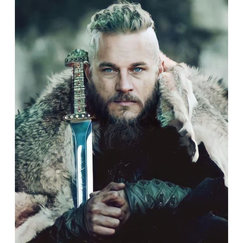The Legendary Viking Sword of Kings Ragnar and Bjorns Functional Weapon with Wall Plaquejpg
