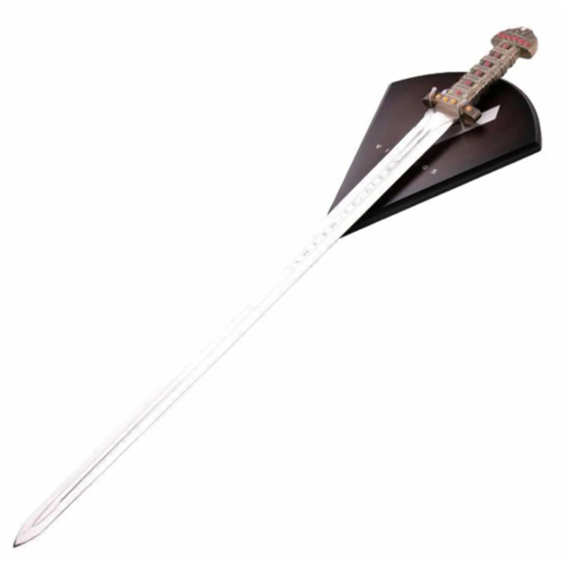 The Legendary Viking Sword of Kings Ragnar and Bjorns Functional Weapon with Wall Plaque 5png
