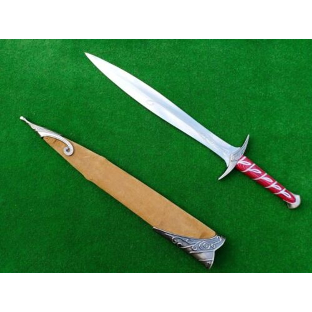Handmade Damascus Steel Hobbit Sting Elven Sword from Lord of the Rings Replica for Him (1).jpg