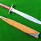 Handmade Damascus Steel Hobbit Sting Elven Sword from Lord of the Rings Replica for Him (5).jpg