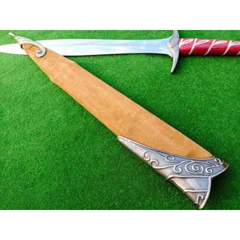 Handmade Damascus Steel Hobbit Sting Elven Sword from Lord of the Rings Replica for Him (6).jpg