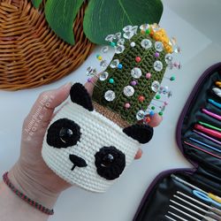 panda helper, needle house, panda cactus