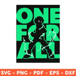 one for all svg, my hero academia svg, anime svg, love anime svg, anime manga svg, manga svg, japanese svg - download