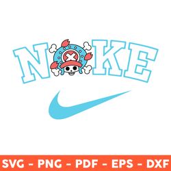 One Piece Chopper Skull x Nike Svg, Tony Tony Chopper Svg, One Piece Svg, Anime Svg, Svg, Png, Dxf, Eps - Download