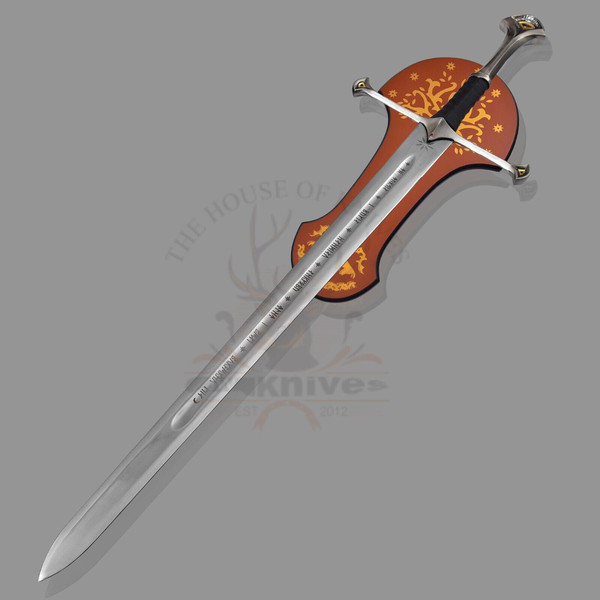 Narsil Sword, Long Sword, Stainless Steel Sword, Narsil Sword of King Aragorn, Handmade Stainless Steel Anduril Narsil Sword 2.jpg