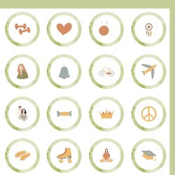 72 lifestyle instagram highlight icons. green instagram highlights images. cute ig highlights cover