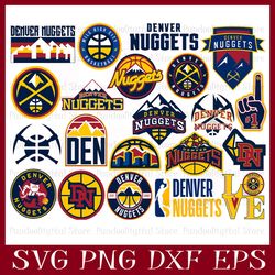 Denver Nuggets Bundle svg, Denver Nuggets svg, Basketball Team svg, Basketball svg, nba svg, nba logo, nba Teams svg