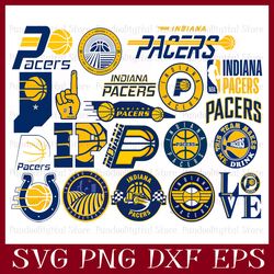 Indiana Pacers Bundle svg, Indiana Pacers svg, Basketball Team svg, Basketball svg, nba svg, nba logo, nba Teams svg