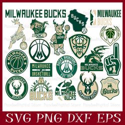 Milwaukee Bucks bundle, Milwaukee Bucks svg, Basketball Team svg, Basketball svg, nba svg, nba logo, nba Teams svg