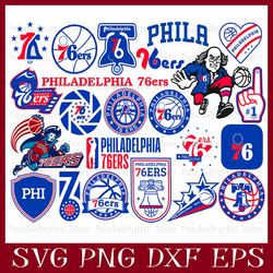 Philadelphia 76ers bundle, Philadelphia 76ers svg, Basketball Team svg, Basketball svg, nba svg, nba logo, nba Teams svg