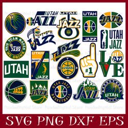 Utah Jazz bundle, Utah Jazz svg, Basketball Team svg, Basketball svg, nba svg, nba logo, nba Teams svg
