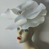 Bridal floral headpiece, flower fascinator, floral lheadpiece, flower headband.jpg