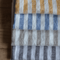 Linen striped towels. Absorbent handmade dish towel it's a good idea for hostess gift