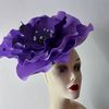 Violet anemone Kentucky Derby Hat,  fascinator.jpg