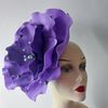 Violet anemone Kentucky Derby Hat, Weddingr fascinator.jpg