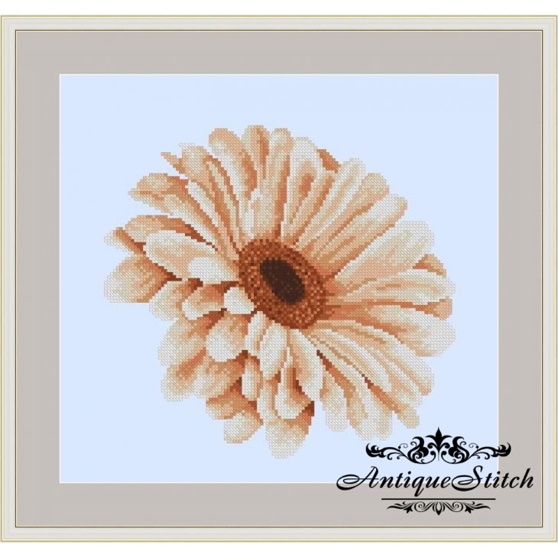 daisy cross stitch pattern