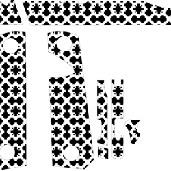 springfield ronin 45 gun design custom, ai, vector, svg engraving,digital file