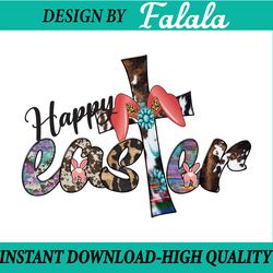 happy easter cross png sublimation design, easter sublimation png, happy easter bunny png, easter png, digital download