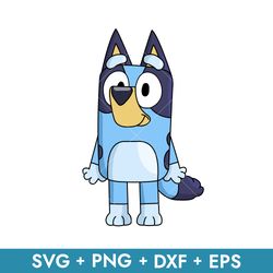 Bluey Dog Svg, Bluey Svg, Bluey, Blue, Blue Dog, Bluey Characters, Bluey Dog, Buey Svg, Bluey Family Svg, BC24