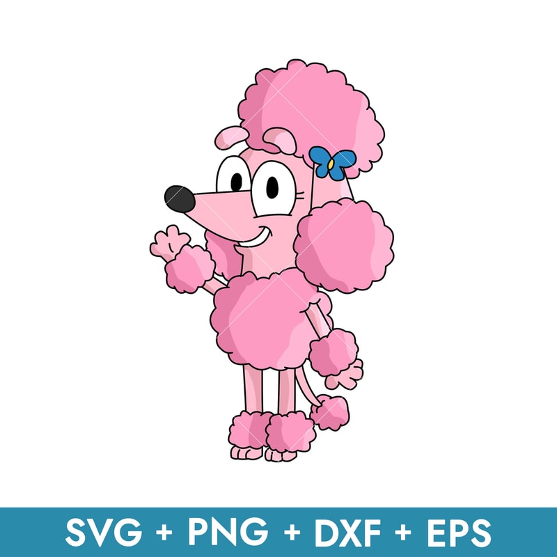 Bluey Coco in svg, transparent png, dxf, eps formats ready for download