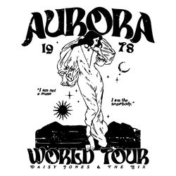 aurora world tour svg vintage daisy jones and the six svg files