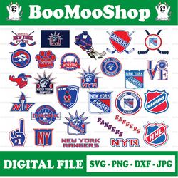 new york rangers bundle svg, rangers svg, nhl svg,nhl svg, hockey cricut, cut file, clipart   cricut explorer