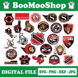 ottawa senators bundle svg, ottawa svg, senators svg, nhl svg, nhl svg, hockey logo svg files cut files, hockey