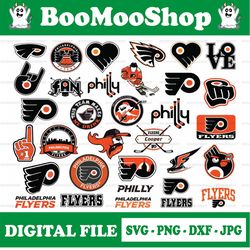 philadelphia flyers bundle svg, flyers svg, nhl svg,nhl svg,  hockey cricut, cut file, clipart   cricut explore