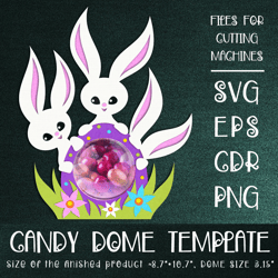 Easter Bunnies | Candy Dome Template