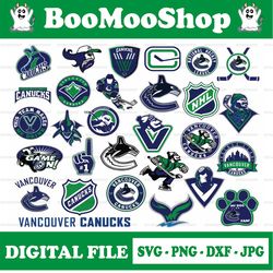 vancouver canucks bundle svg, canucks svg, nhl svg, nhl svg, hockey cricut, hockey svg, cut file, clipart   cri