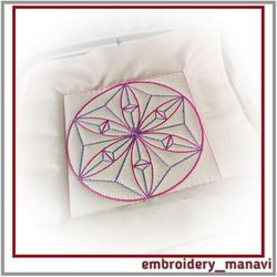 Quilt Block 30 Machine Embroidery Designs - 6 Sizes